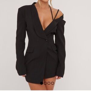 Black Tailored Blazer Dress Size Small